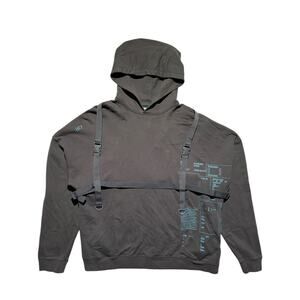 C2H4 bondage strap Hoodie